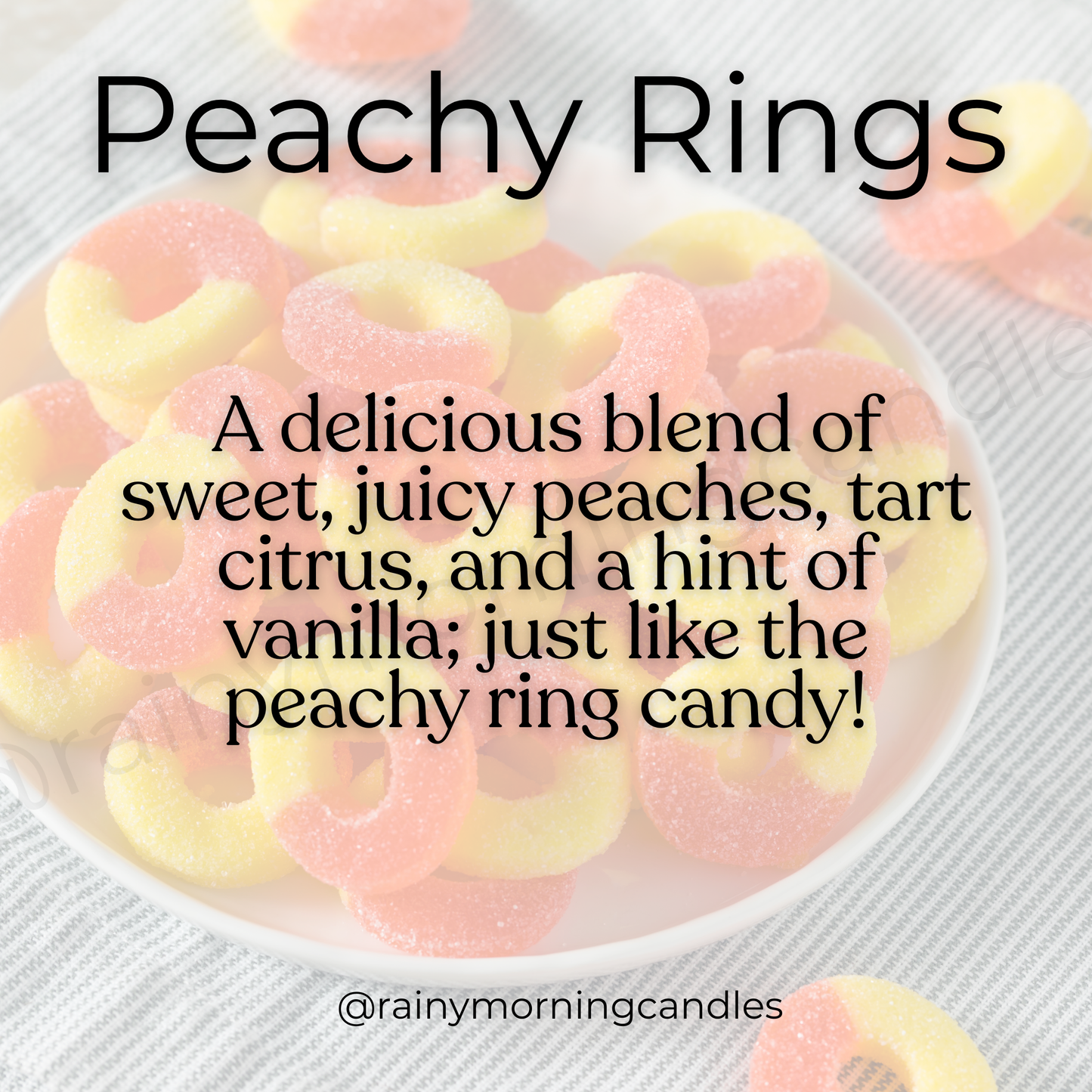 Peachy Rings | Wax Melts