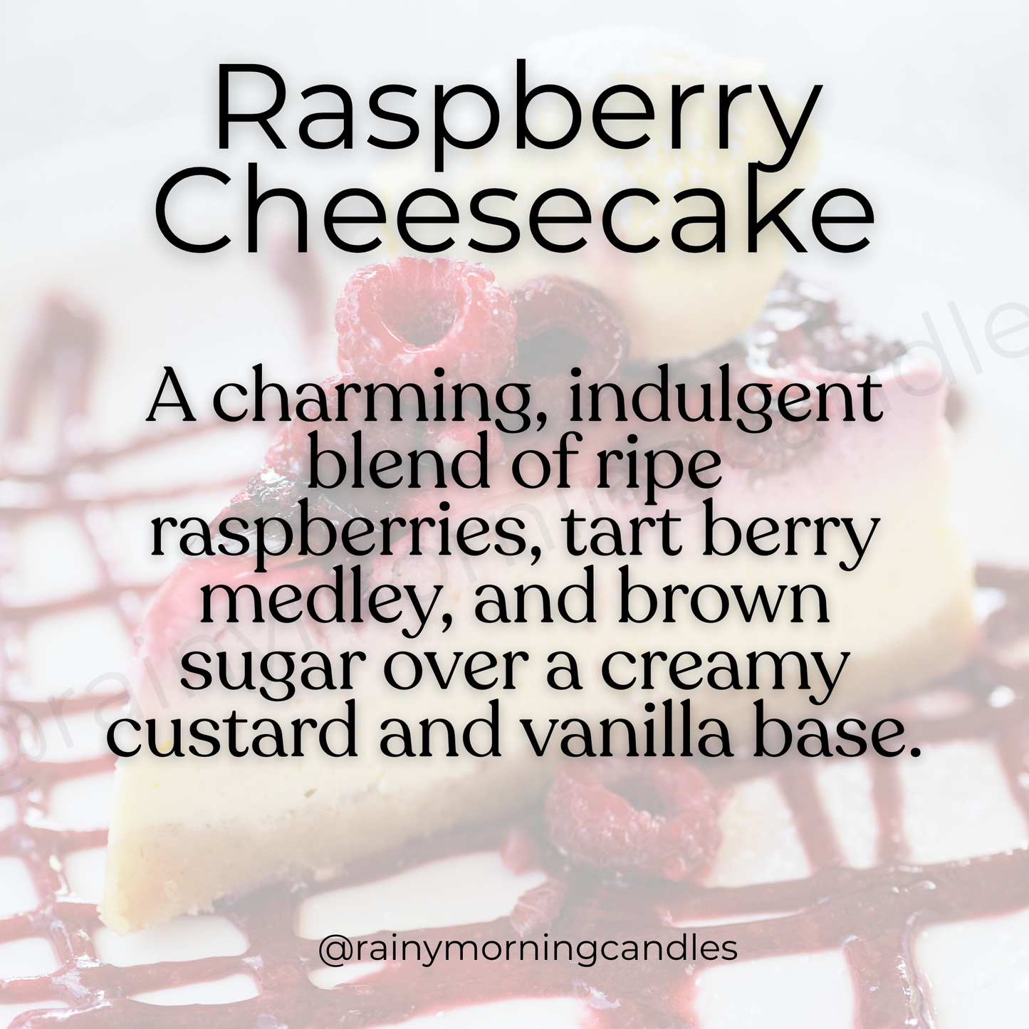 Raspberry Cheesecake | Wax Melts