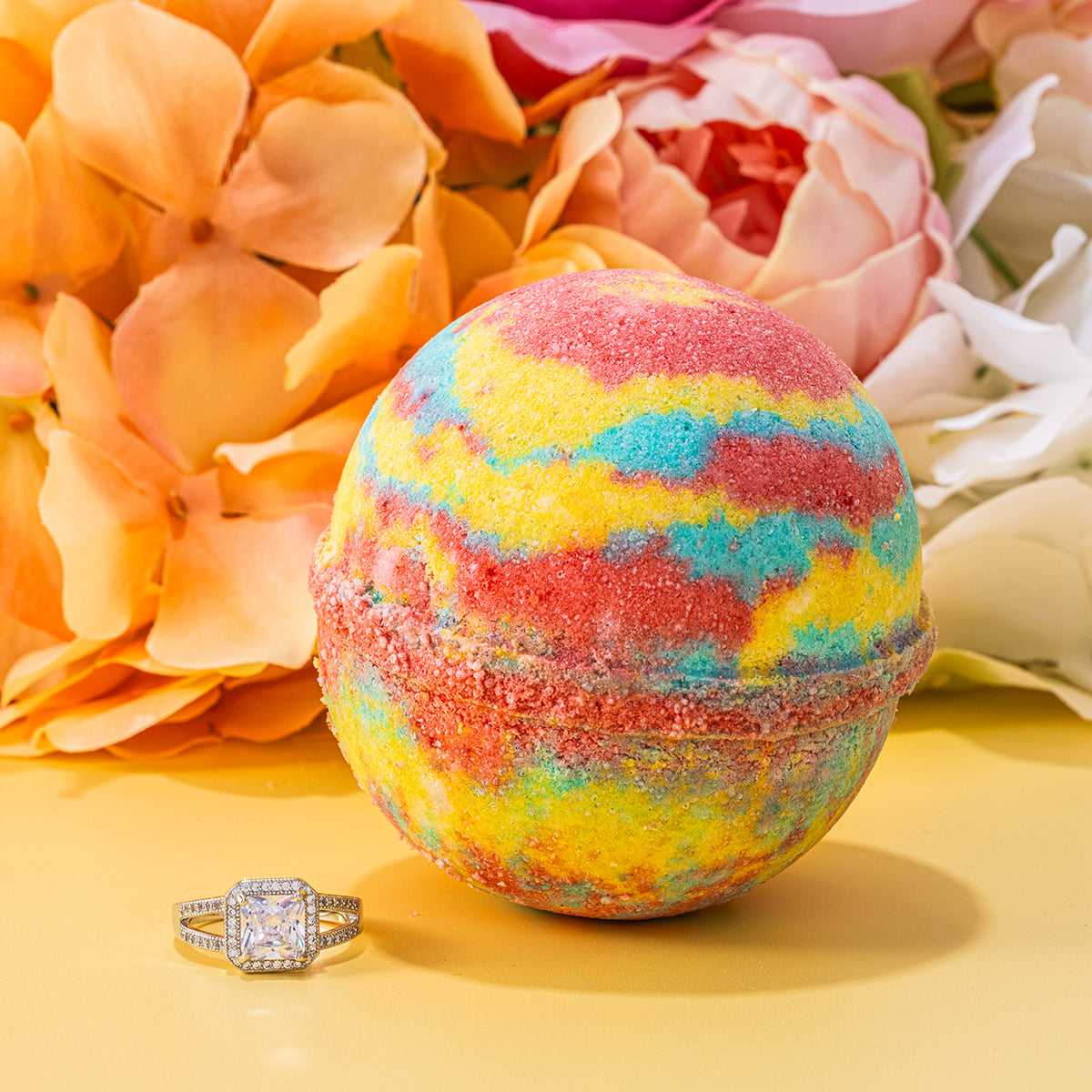 Coral Isles Jewelry Bath Bomb Luxurious Spa Like Soak With Hidden Jewelry Inside For Spa Lovers Skin Nourishing
