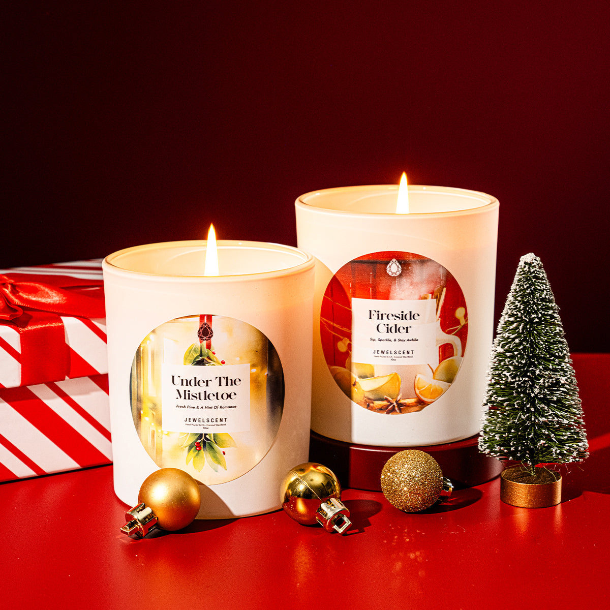 Fireside Cider Jewelry Candle 10oz Signature Scented Candle