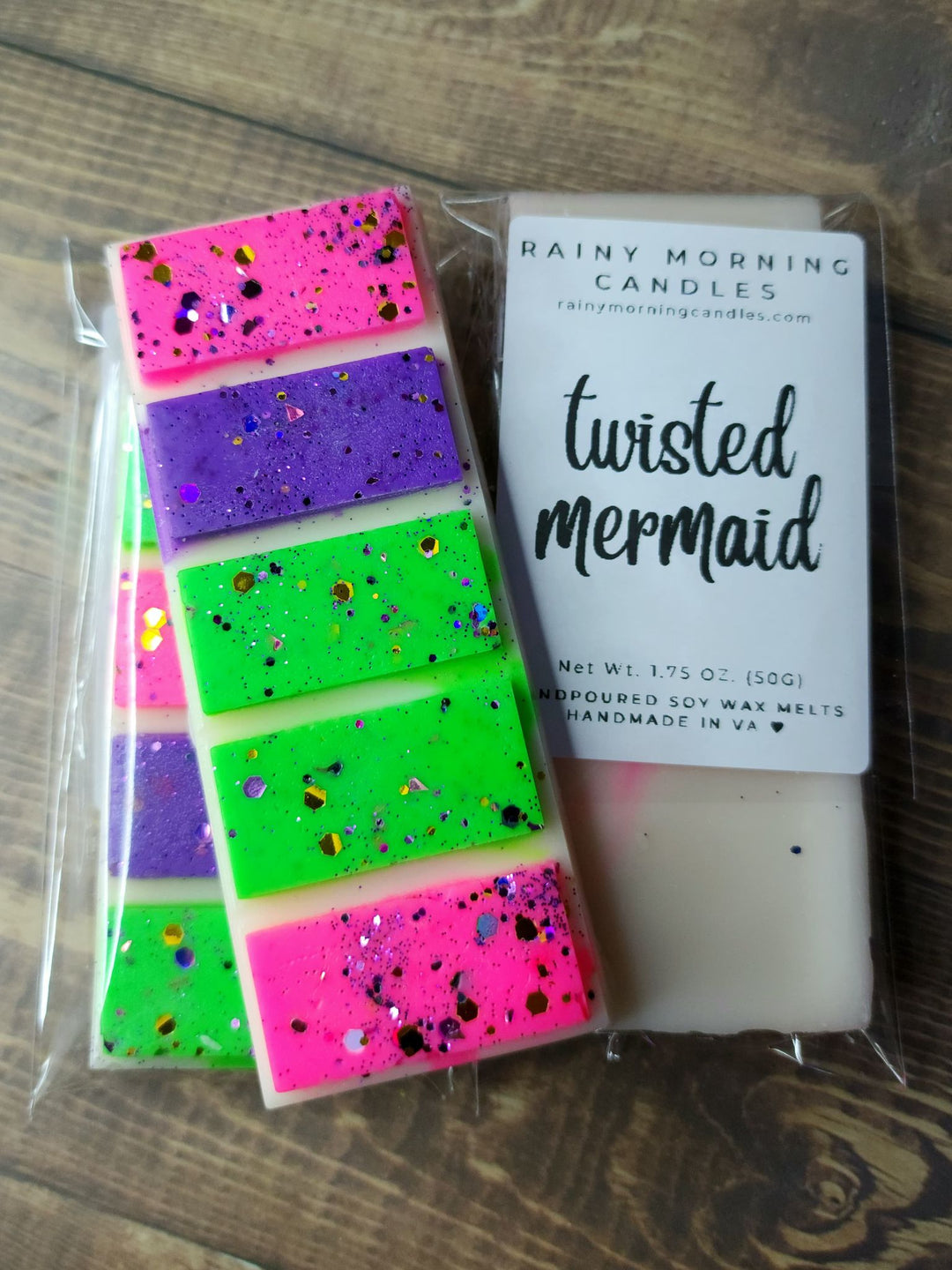 Twisted Mermaid Wax Melts - Enchanting Scents for Your Home by Rainy Morning Candles