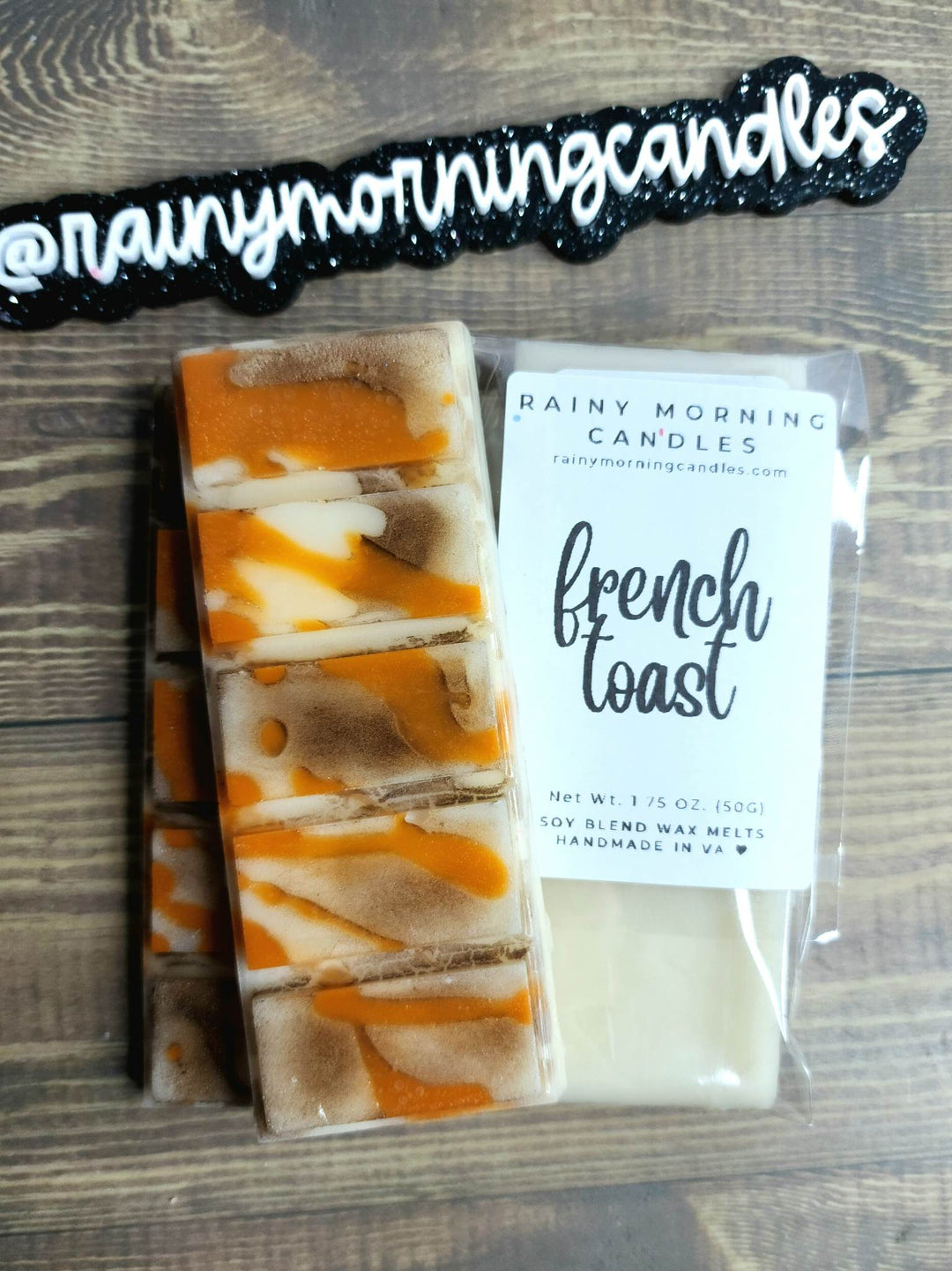 French Toast Wax Melts - Indulge in a Sweet Aromatic Experience by Rainy Morning Candles