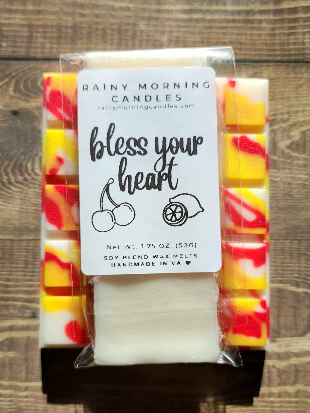 Bless Your Heart Wax Melts for a Cozy Home Fragrance Experience by Rainy Morning Candles