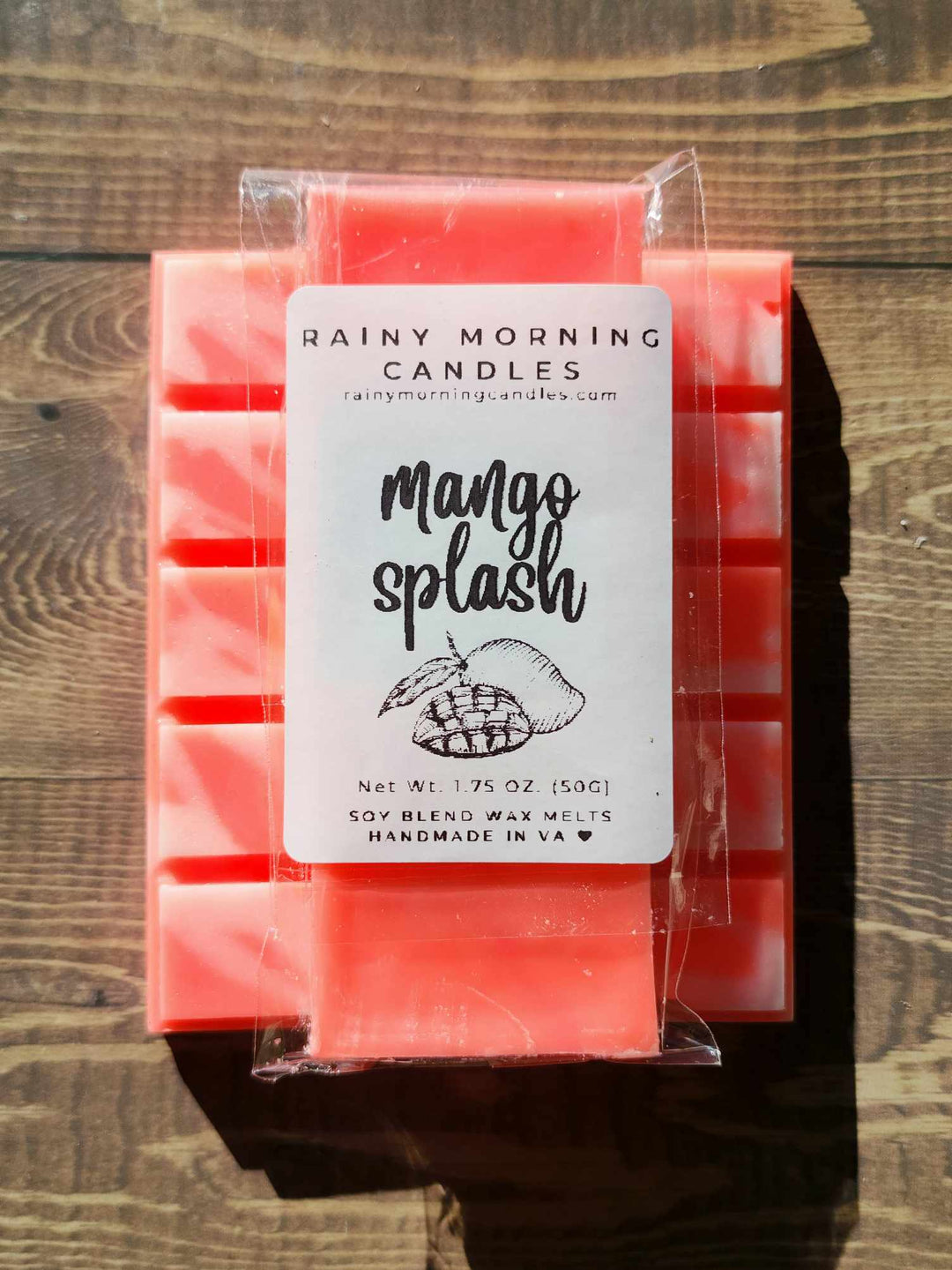 Mango Splash | Wax Melts by Rainy Morning Candles