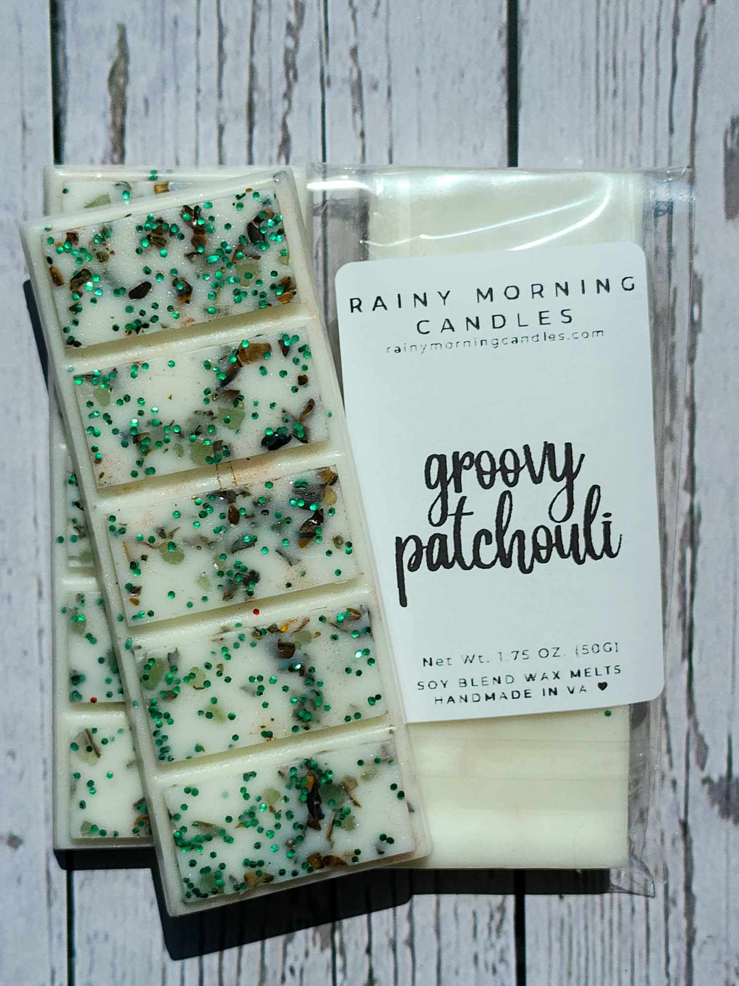 Groovy Patchouli Wax Melts - Aromatic Fragrance for Your Home by Rainy Morning Candles