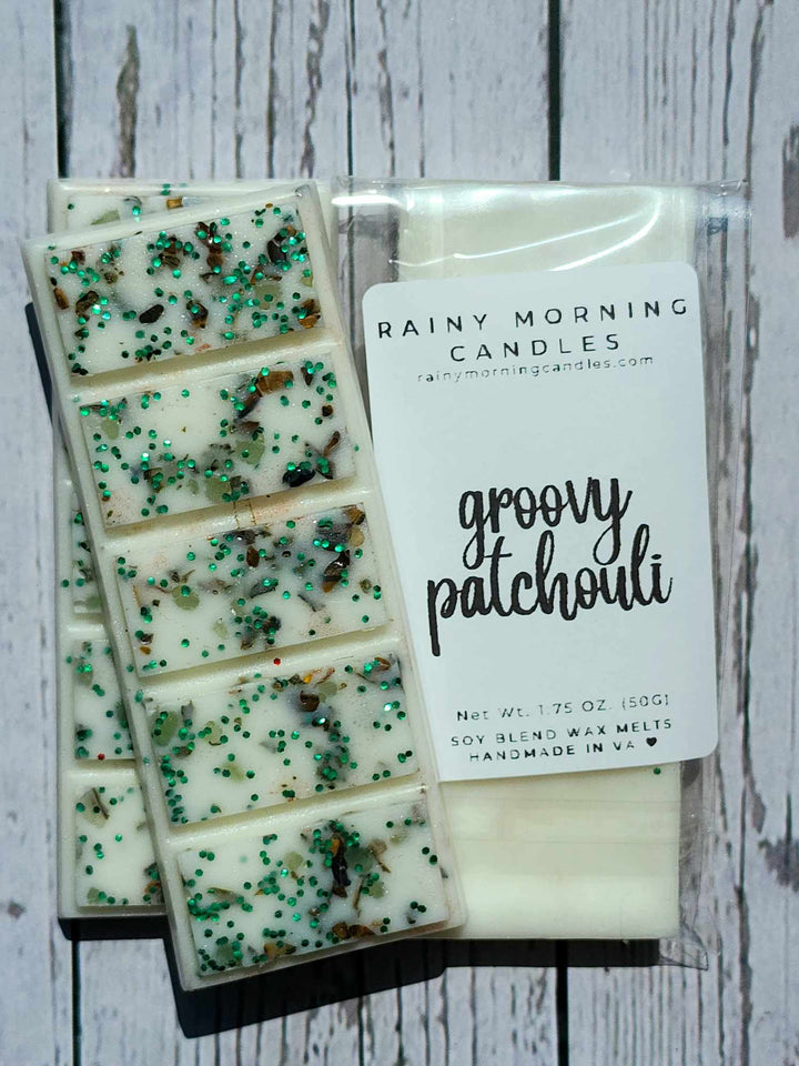 Groovy Patchouli Wax Melts - Aromatic Fragrance for Your Home by Rainy Morning Candles