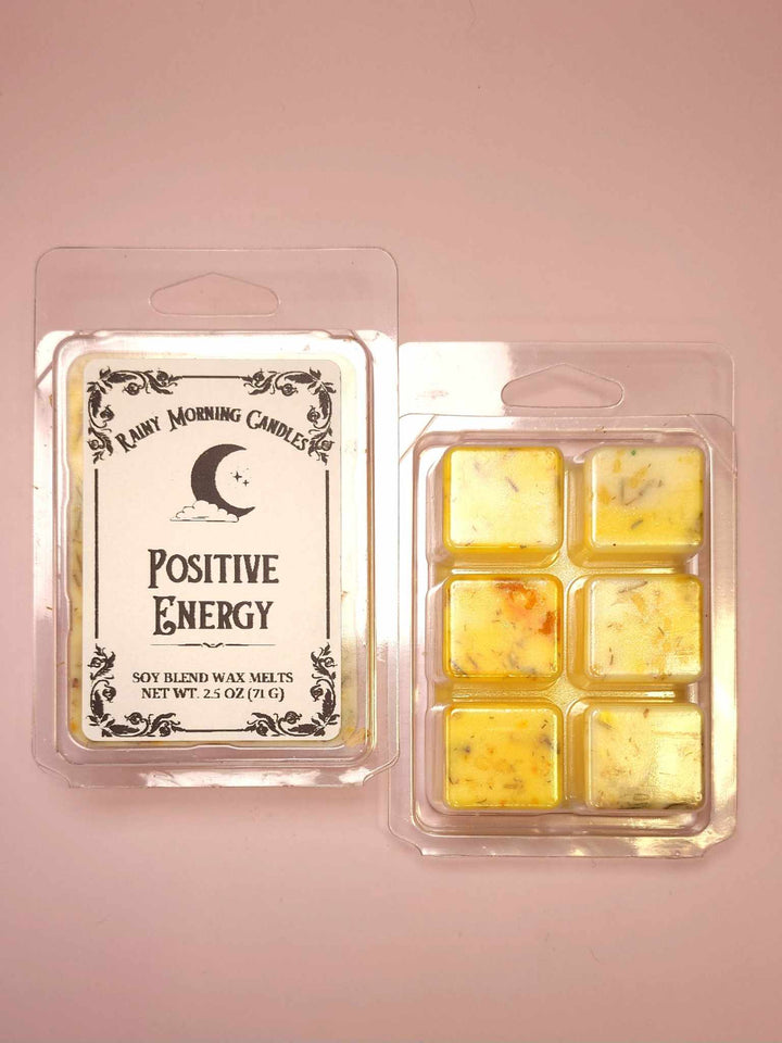 Positive Energy Wax Melts | Intention and Ritual for Uplifting Aromas by Rainy Morning Candles