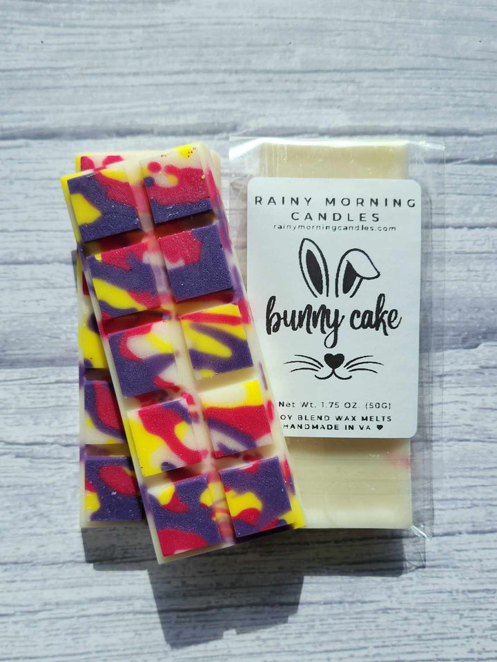 Bunny Cake | Coconut + Lemon Cake | Wax Melts by Rainy Morning Candles