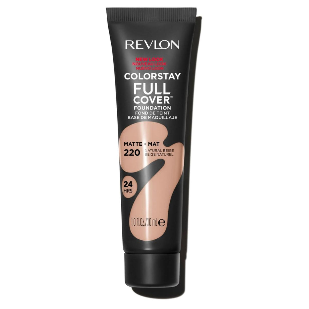 Revlon ColorStay Full Cover Longwear Matte Foundation, Heat & Sweat Resistant Lightweight Face Makeup, Caramel (425), 1.0 oz - Deeunta Domain