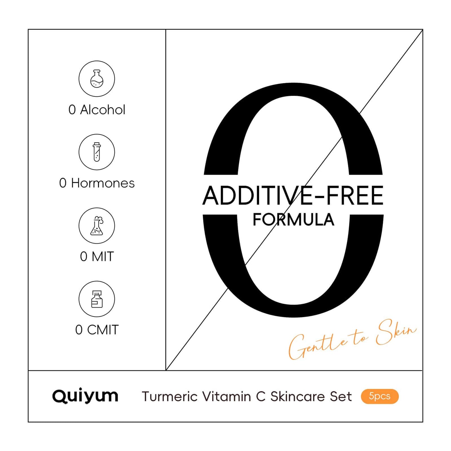 QUIYUM Skin Care Set, Turmeric Vitamin C Skincare 7PCS - Facial Skin Care Routine Kit for Women, Dark Spot Remover for Face, Reduce Acne, Oil Control, Deep Clean, Birthday Mother's Day Gifts Sets - Deeunta Domain