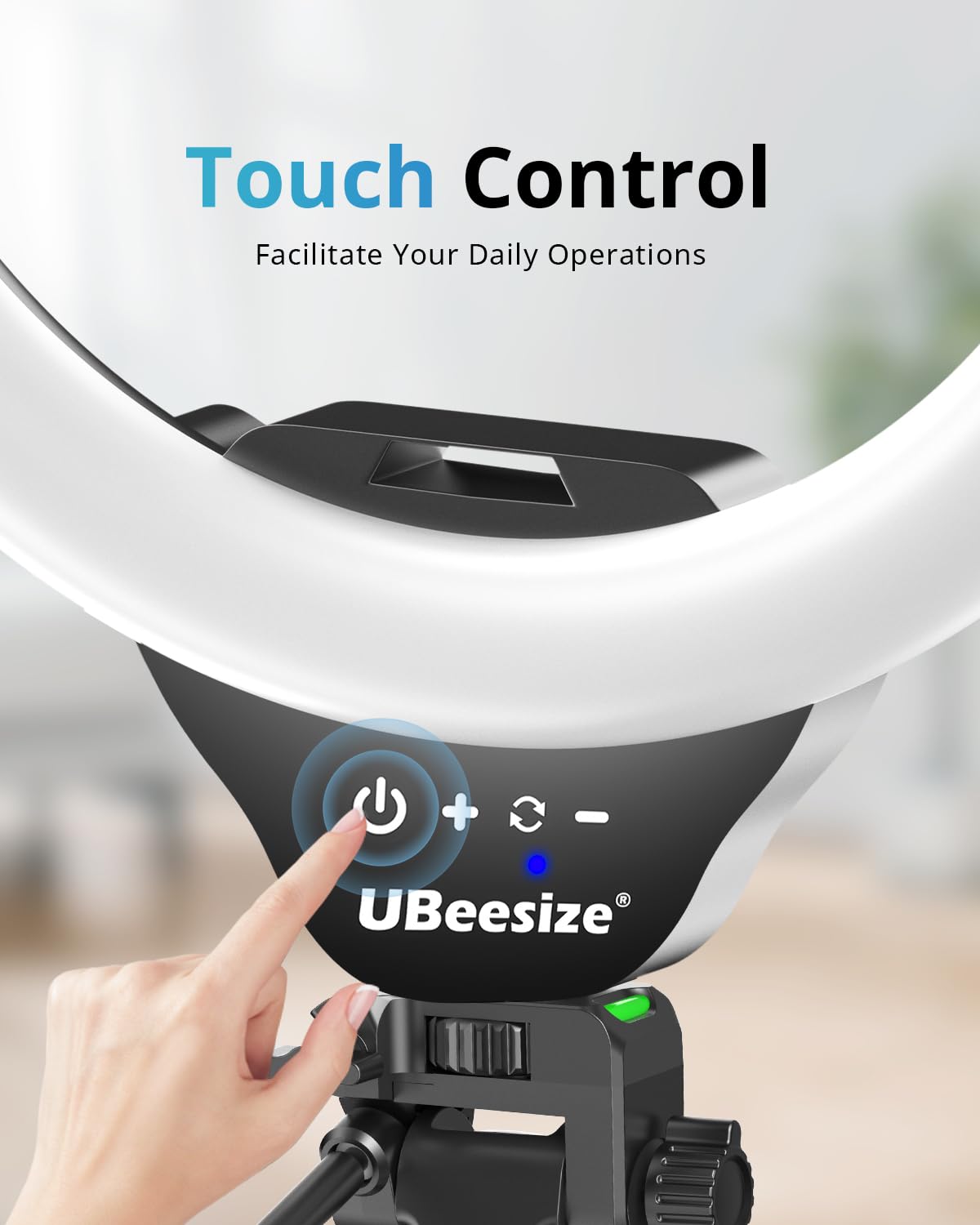 UBeesize 12'' LED RGB Ring Light with 62'' Tripod Stand, Selfie Ring Light for Video Recording, Live Streaming, TikTok & YouTube, Compatible with iPhone & Android - Deeunta Domain