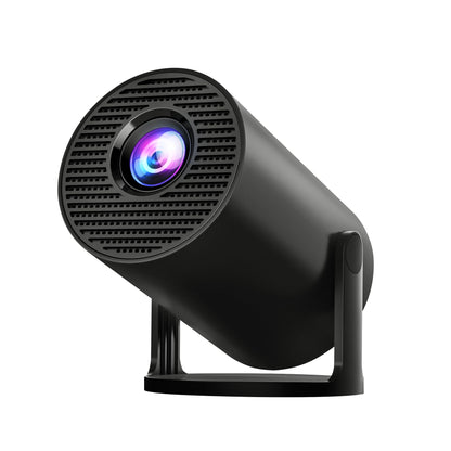 [Built-in Apps & 2026 Upgraded] Mini Projector with Wi-Fi 6 & Bluetooth 5.4, 1080P 4K Support Full HD, Auto Keystone 360° Portable Home Cinema Smart Projector for iOS/Android X1 - Deeunta Domain
