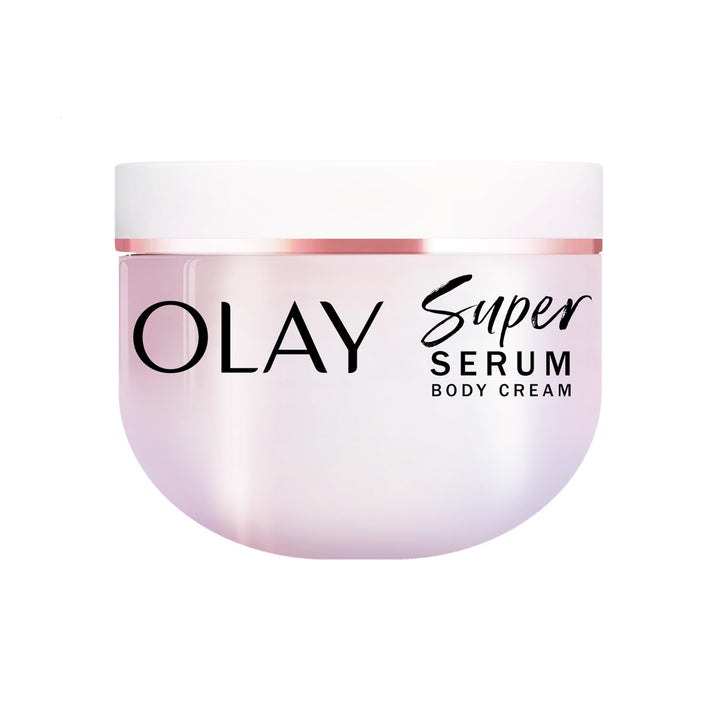 Olay Super Serum Hand & Body Lotion for Dry Skin, 24hr Long Lasting Hydration, 5+ Ingredient Complex for Bright Even Firm Luminous Skin, Sweet Vanilla & Soft Wood Scent, 18.5 fl oz - Deeunta Domain