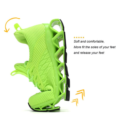 Wrezatro Women's Slip on Walking Running Shoes Blade Tennis Casual Fashion Sneakers Comfort Non Slip Work Sport Athletic Trainer