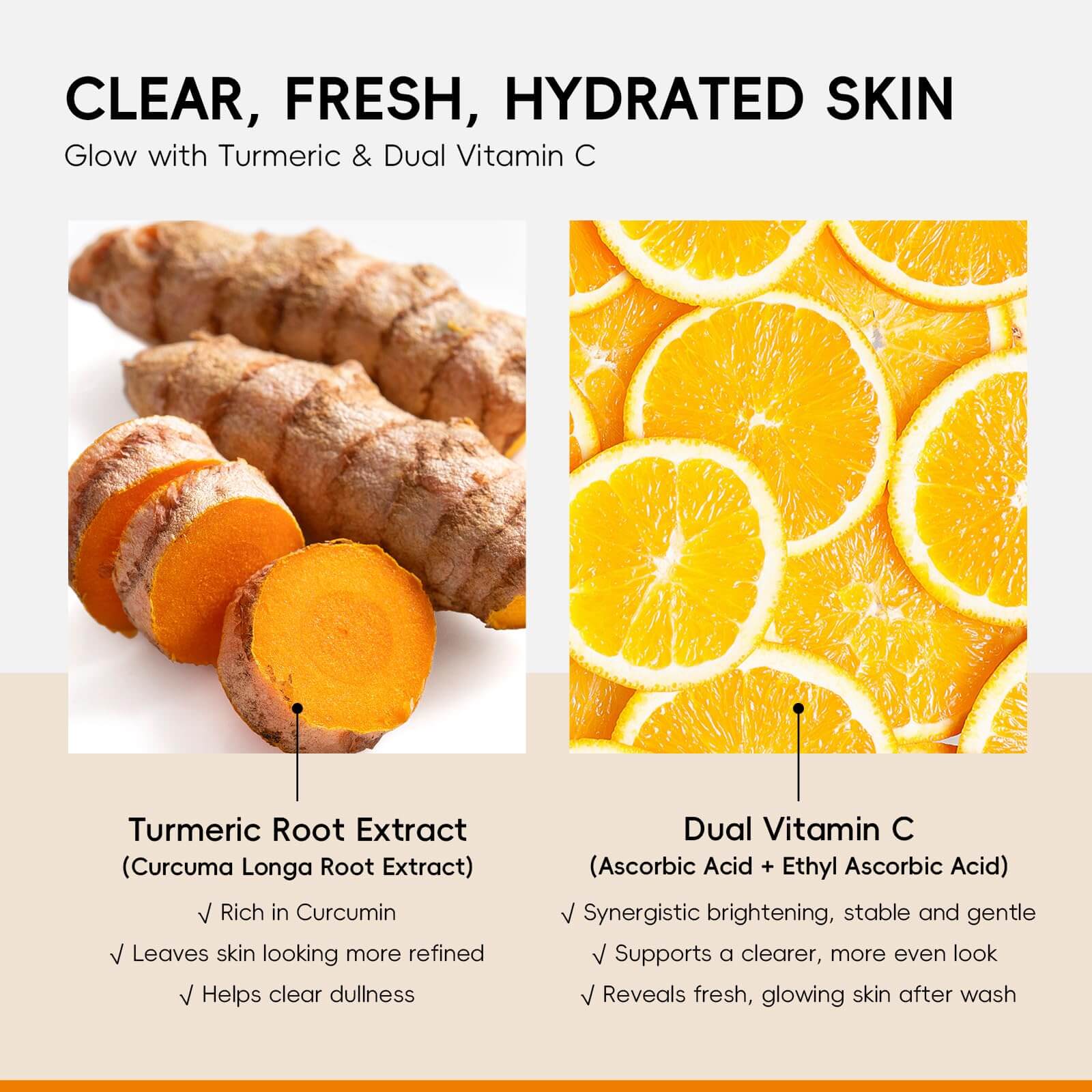 QUIYUM Skin Care Set, Turmeric Vitamin C Skincare 7PCS - Facial Skin Care Routine Kit for Women, Dark Spot Remover for Face, Reduce Acne, Oil Control, Deep Clean, Birthday Mother's Day Gifts Sets - Deeunta Domain