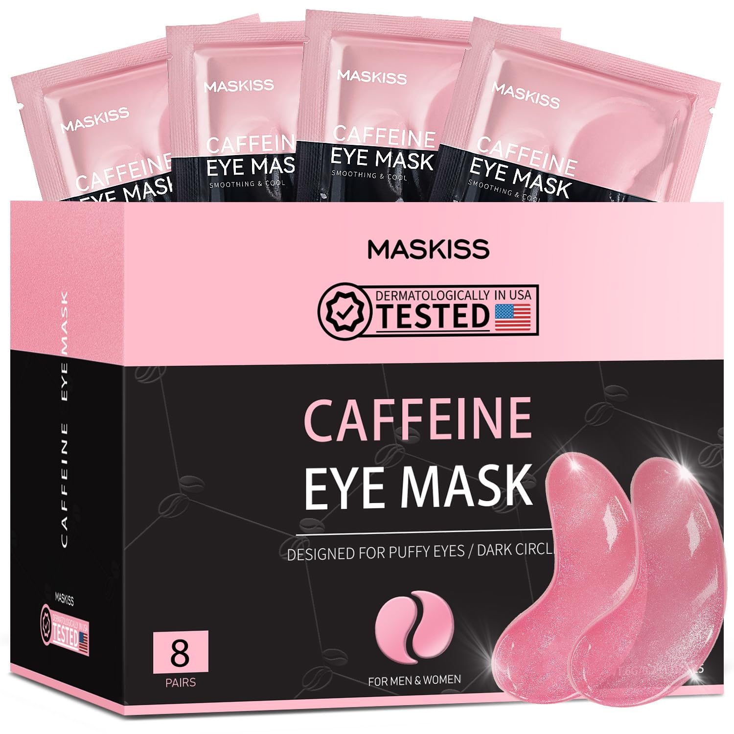 Maskiss 24k Gold Under Eye Patches (50 Pairs), eye mask, Collagen Skin Care Products, Eye Patches for Puffy Eyes, eye masks for dark circles and puffiness - Deeunta Domain