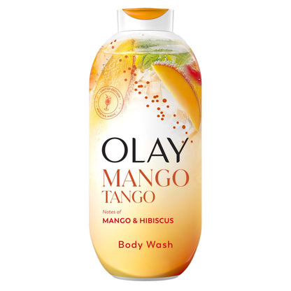 Olay Body Wash for Women, 24/7 Skin-Loving Freshness, Miami Mocktails, Plant Based Cleansers, Vitamin B3 & Antioxidant Blend, For All Skin Types, Mango Tango with Mango & Hibiscus Scent, 22 fl oz - Deeunta Domain