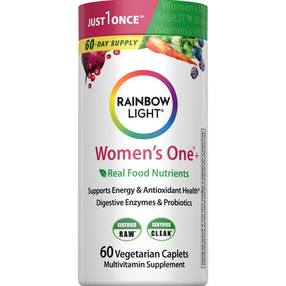 Rainbow Light Certified Womens Multivitamin, Multivitamin Supplement, 120 Caps (Pack May Vary)