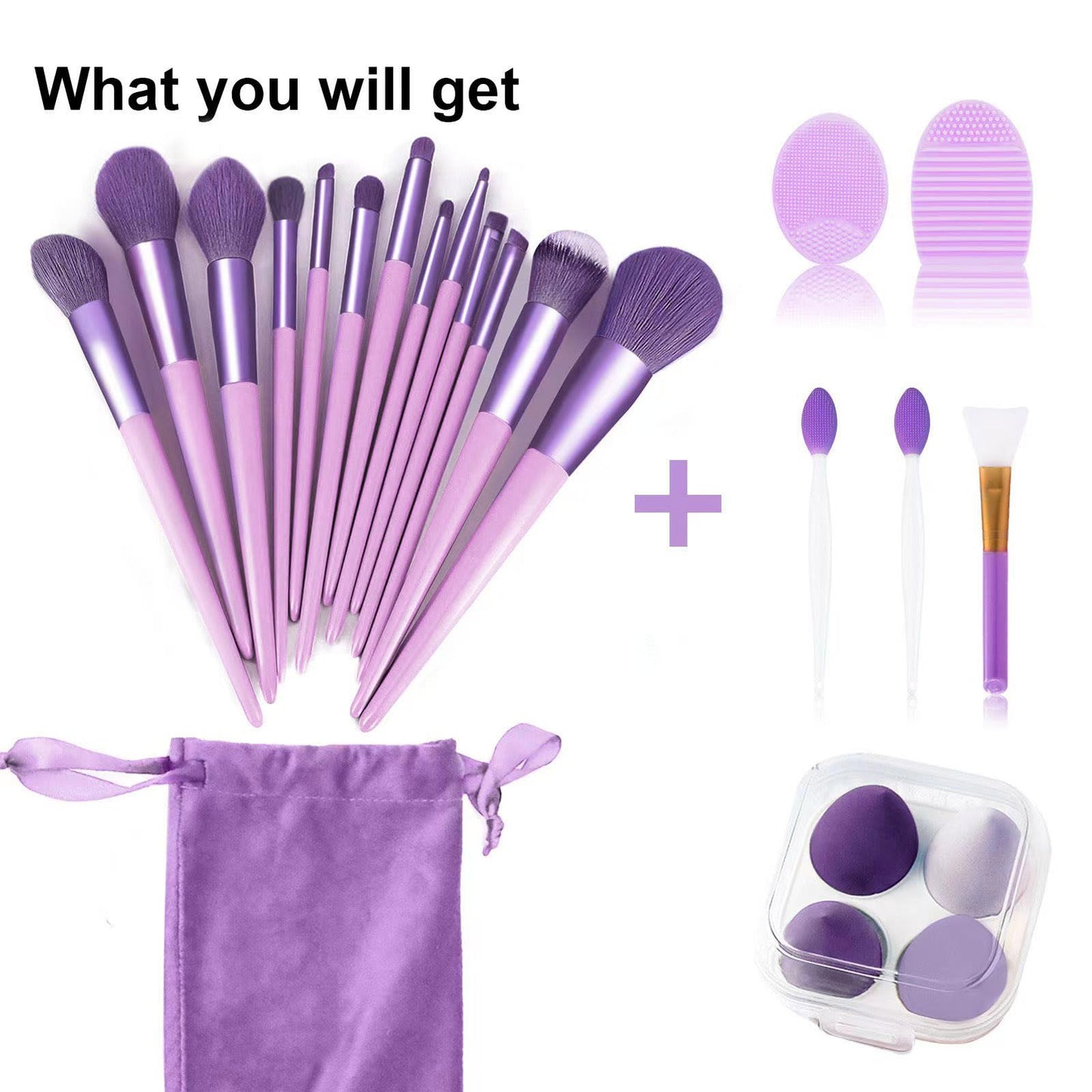 Koccido Makeup Brushes 22 Pcs Makeup Kit,Foundation Brush Eyeshadow Brush Make up Brushes Set (Pink, 22 Piece Set) - Deeunta Domain