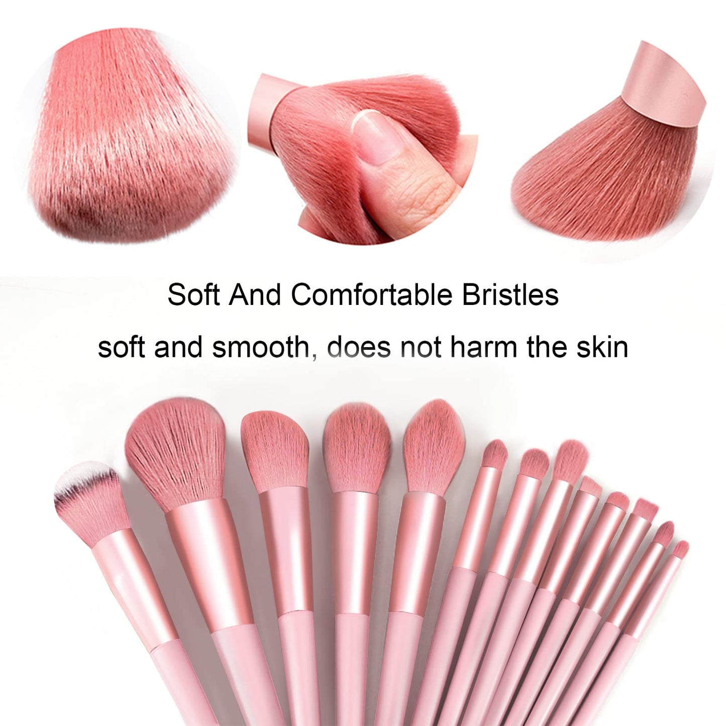 Koccido Makeup Brushes 22 Pcs Makeup Kit,Foundation Brush Eyeshadow Brush Make up Brushes Set (Pink, 22 Piece Set) - Deeunta Domain