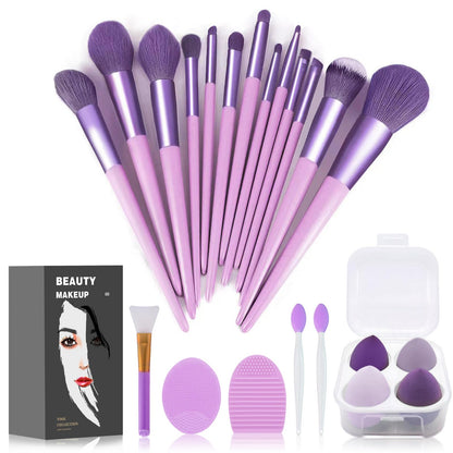 Koccido Makeup Brushes 22 Pcs Makeup Kit,Foundation Brush Eyeshadow Brush Make up Brushes Set (Pink, 22 Piece Set) - Deeunta Domain