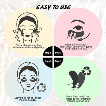 Maskiss 24k Gold Under Eye Patches (50 Pairs), eye mask, Collagen Skin Care Products, Eye Patches for Puffy Eyes, eye masks for dark circles and puffiness - Deeunta Domain