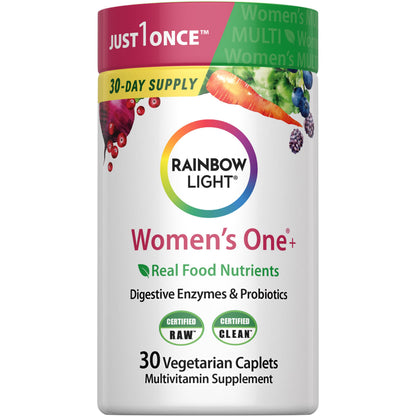 Rainbow Light Certified Womens Multivitamin, Multivitamin Supplement, 120 Caps (Pack May Vary)