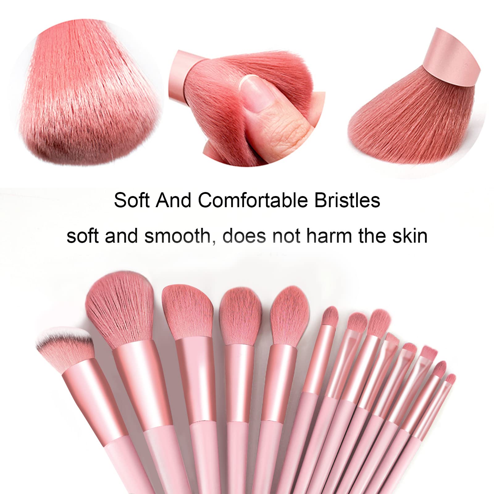Koccido Makeup Brushes 22 Pcs Makeup Kit,Foundation Brush Eyeshadow Brush Make up Brushes Set (Pink, 22 Piece Set) - Deeunta Domain