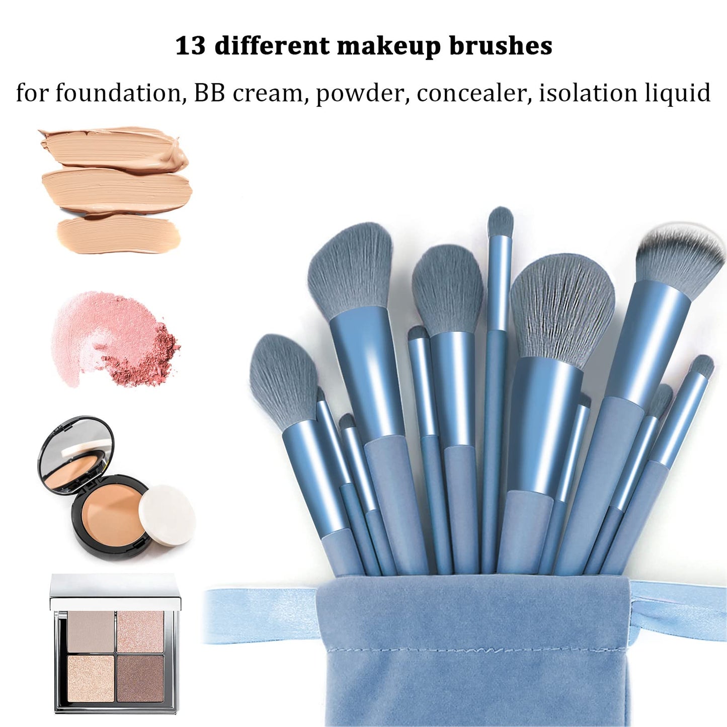 Koccido Makeup Brushes 22 Pcs Makeup Kit,Foundation Brush Eyeshadow Brush Make up Brushes Set (Pink, 22 Piece Set) - Deeunta Domain