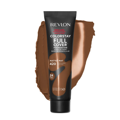 Revlon ColorStay Full Cover Longwear Matte Foundation, Heat & Sweat Resistant Lightweight Face Makeup, Caramel (425), 1.0 oz - Deeunta Domain