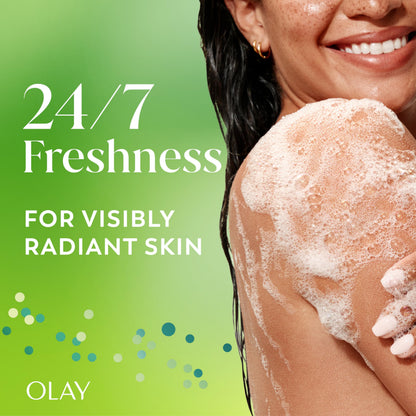 Olay Body Wash for Women, 24/7 Skin-Loving Freshness, Miami Mocktails, Plant Based Cleansers, Vitamin B3 & Antioxidant Blend, For All Skin Types, Mango Tango with Mango & Hibiscus Scent, 22 fl oz - Deeunta Domain