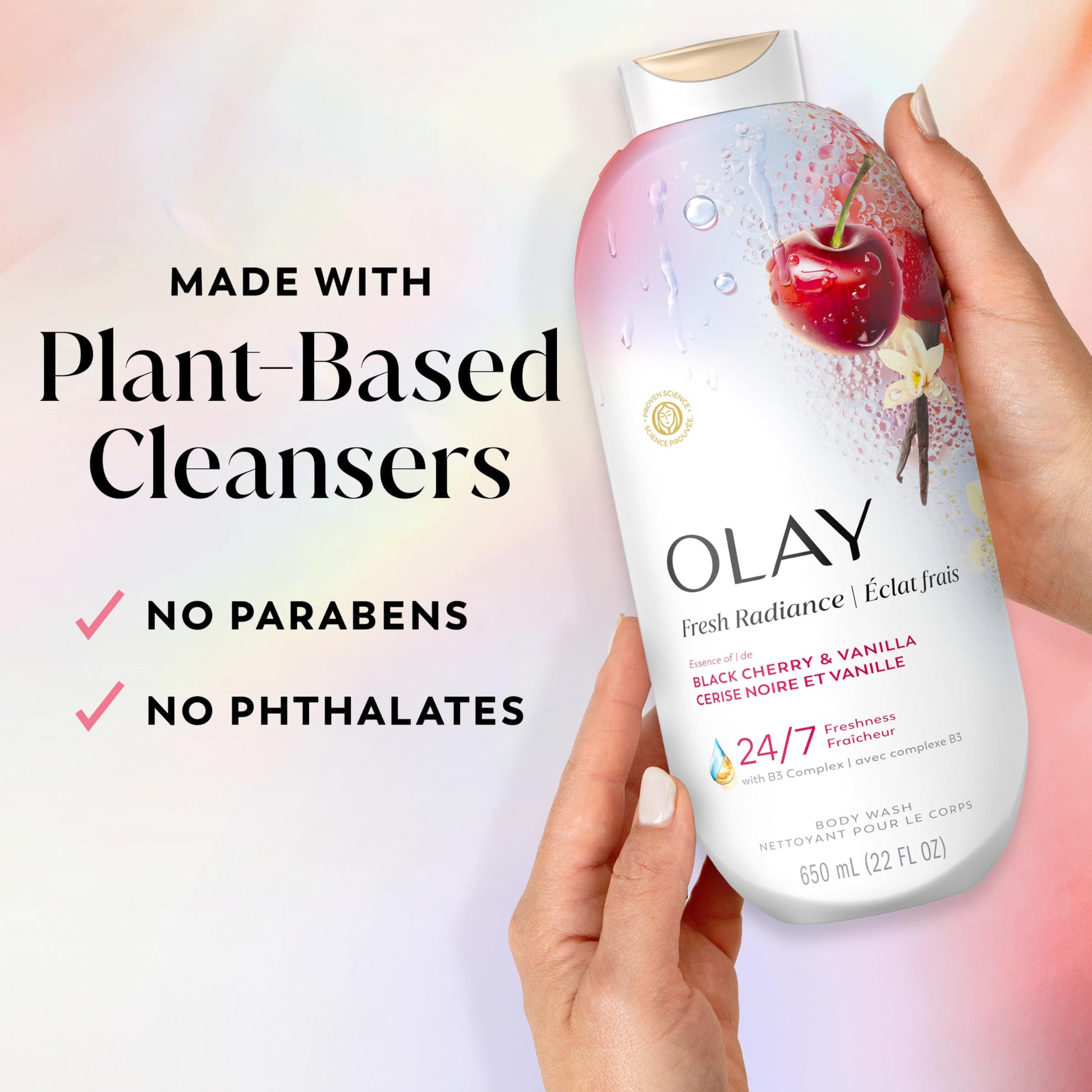 Olay Body Wash for Women, 24/7 Skin-Loving Freshness, Miami Mocktails, Plant Based Cleansers, Vitamin B3 & Antioxidant Blend, For All Skin Types, Mango Tango with Mango & Hibiscus Scent, 22 fl oz - Deeunta Domain