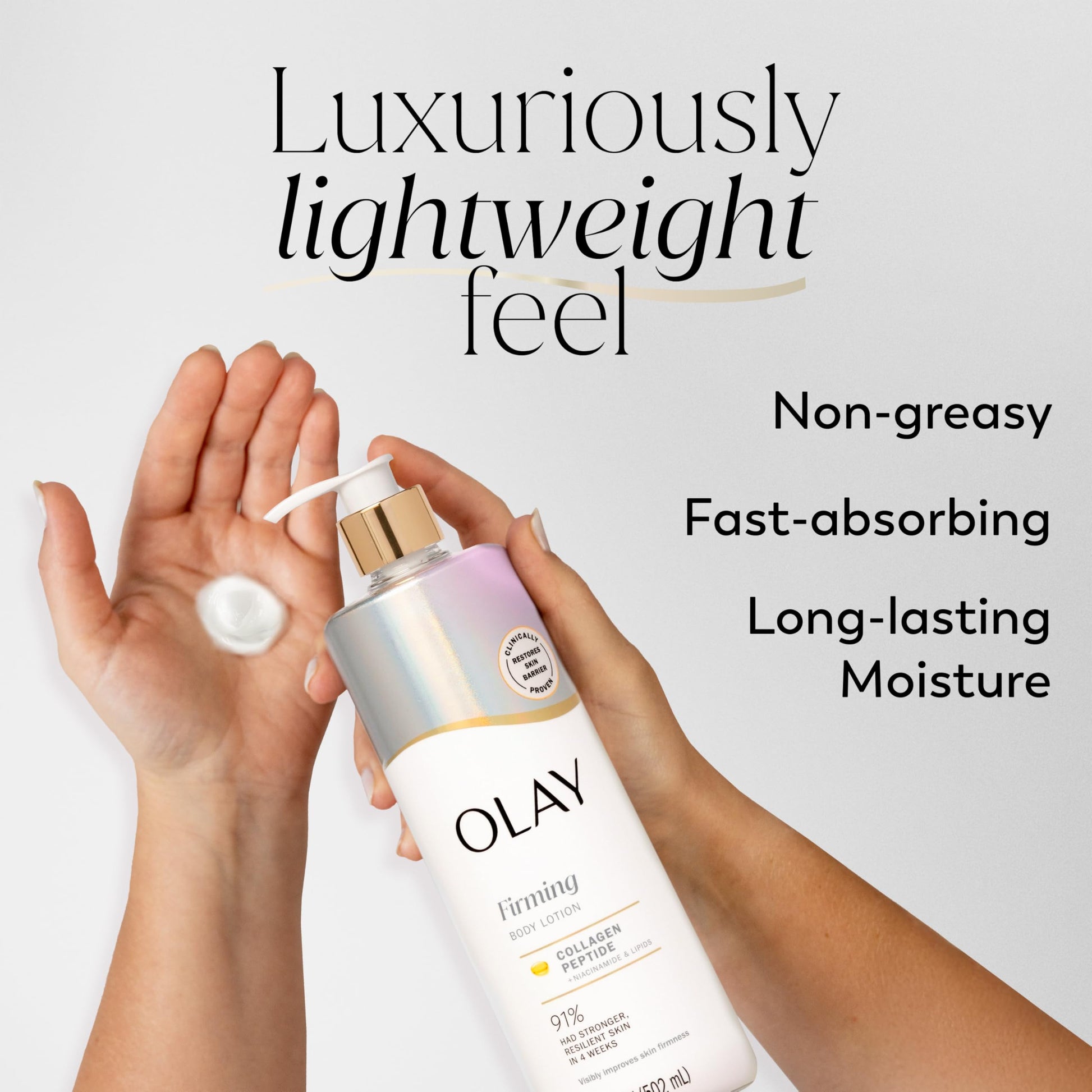 Olay Super Serum Hand & Body Lotion for Dry Skin, 24hr Long Lasting Hydration, 5+ Ingredient Complex for Bright Even Firm Luminous Skin, Sweet Vanilla & Soft Wood Scent, 18.5 fl oz - Deeunta Domain