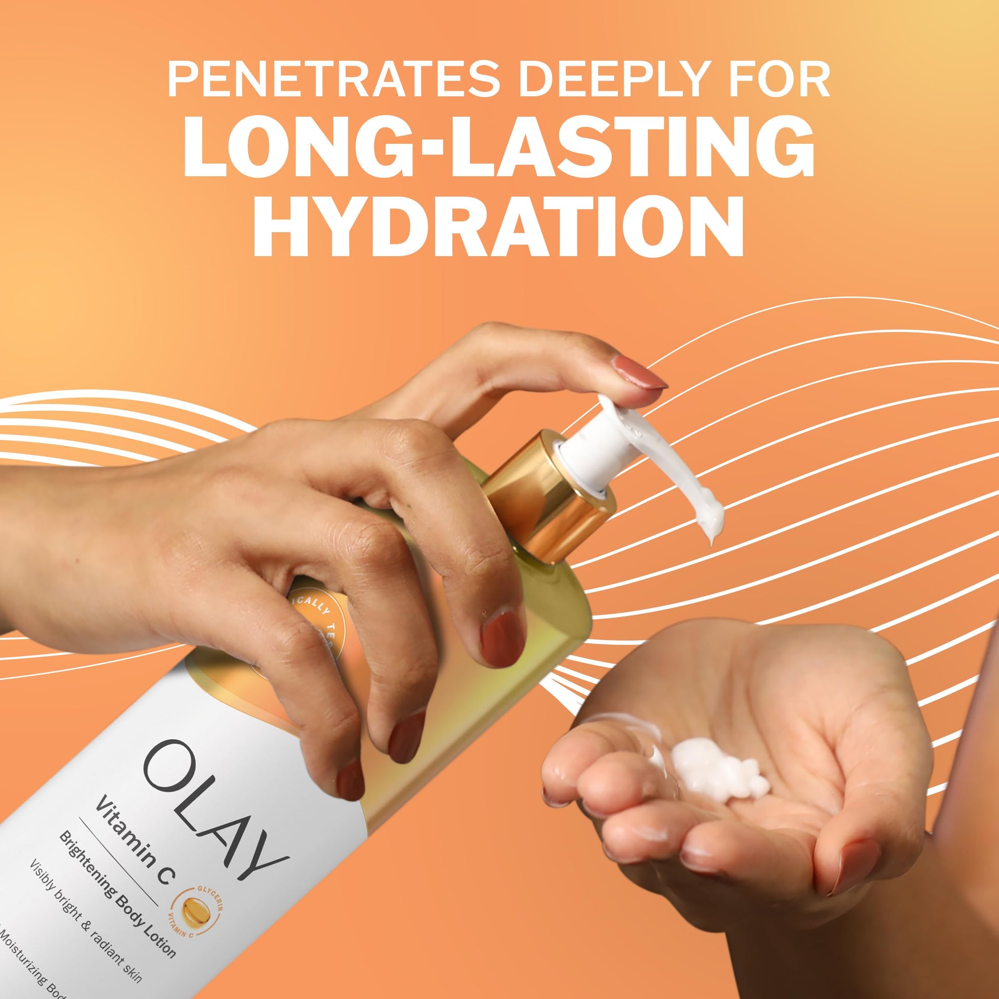 Olay Super Serum Hand & Body Lotion for Dry Skin, 24hr Long Lasting Hydration, 5+ Ingredient Complex for Bright Even Firm Luminous Skin, Sweet Vanilla & Soft Wood Scent, 18.5 fl oz - Deeunta Domain