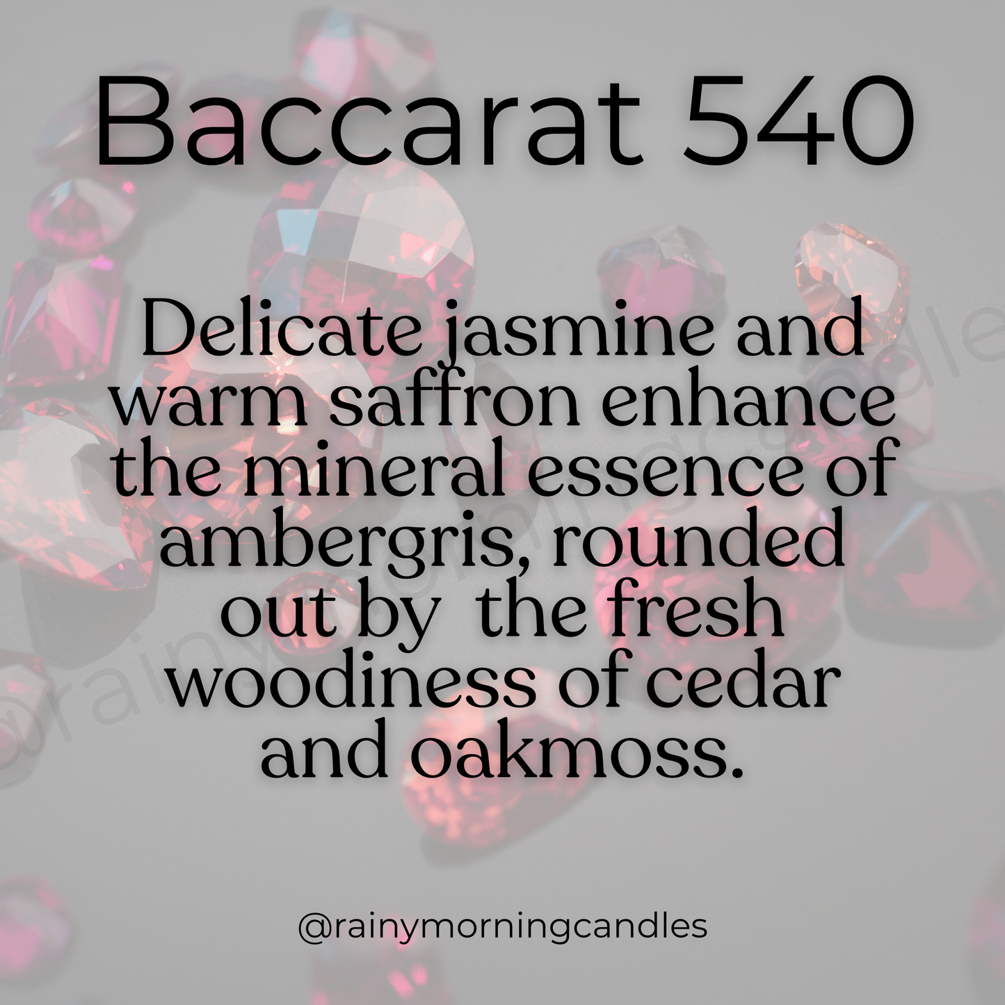 Baccarat 540 | Wax Melts