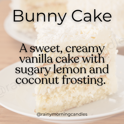 Bunny Cake | Coconut + Lemon Cake | Wax Melts
