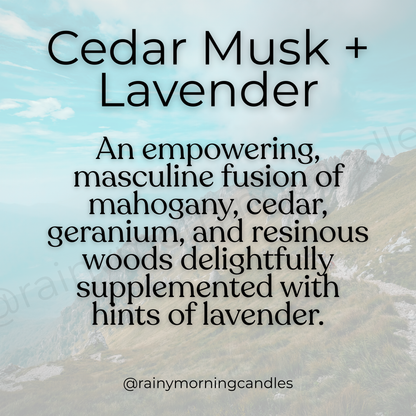 Cedar Musk + Lavender | Wax Melts
