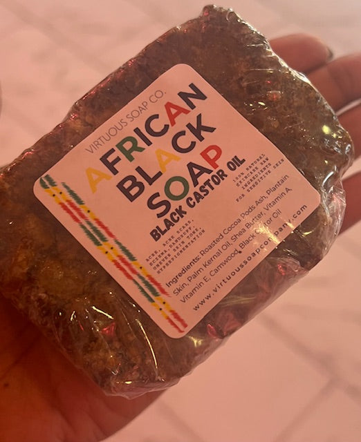 African Black Soap - Natural Skin Care Solution for All Skin Types by Virtuous Soap Company