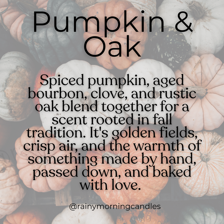 Pumpkin + Oak | Fall Wax Melts - Deeunta Domain