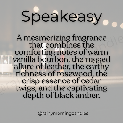 Speakeasy | Bourbon + Cedarwood | Wax Melts