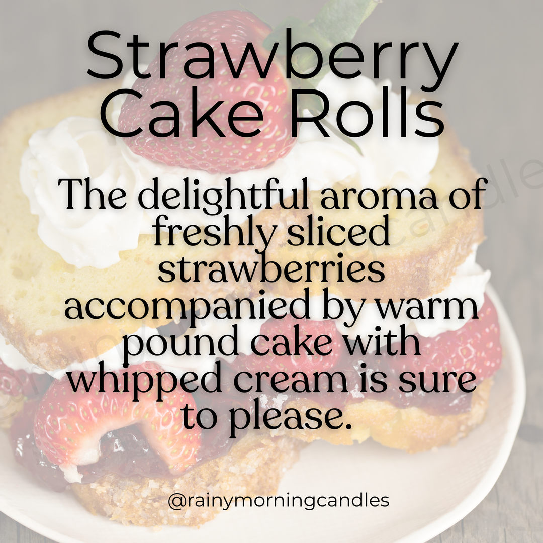 Strawberry Cake Rolls | Wax Melts by Rainy Morning Candles