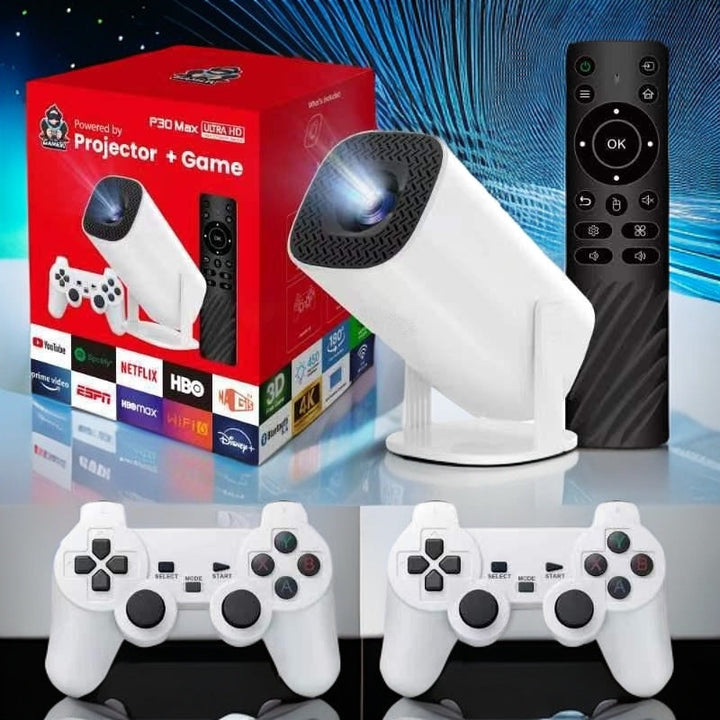 HD 4K Game Projector Clear And Smooth Game by Creativegiftsdirect