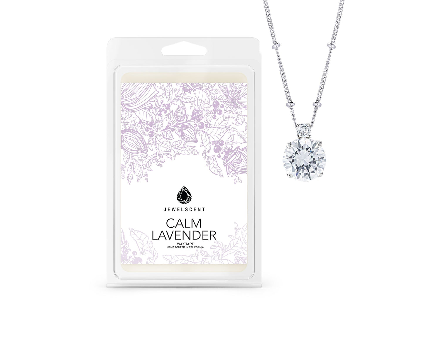 Calm Lavender Jewelry Wax Tart by JewelScent