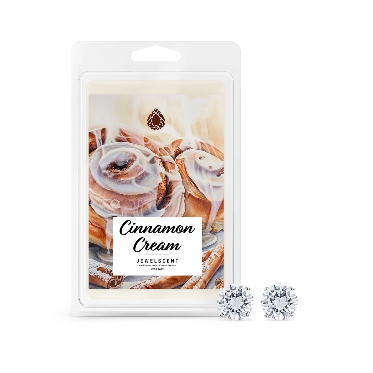 Cinnamon Cream Jewelry Wax Tart by JewelScent