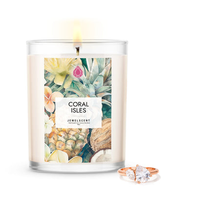 Coral Isles 18oz Home Jewelry Candle by JewelScent