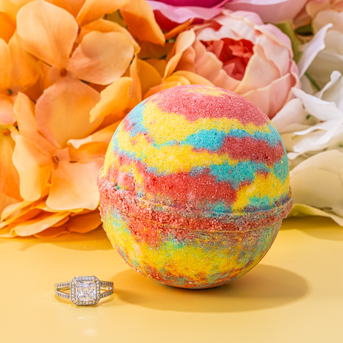 Coral Isles Jewelry Bath Bomb - A Luxurious Soaking Experience by JewelScent