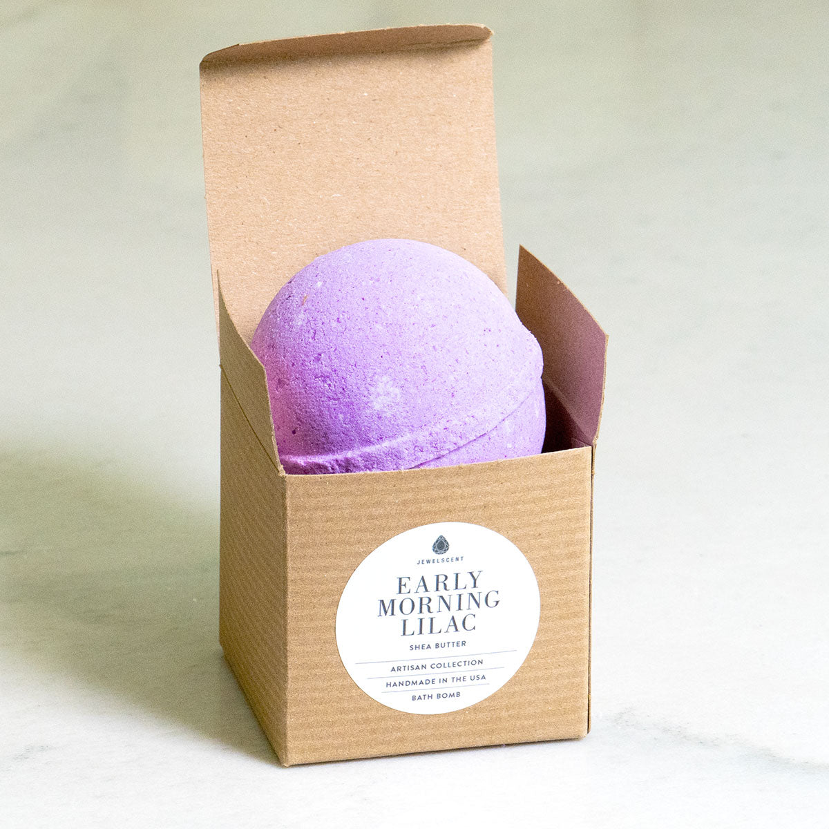 Early Morning Lilac 10oz Jewelry Bath Bomb by JewelScent