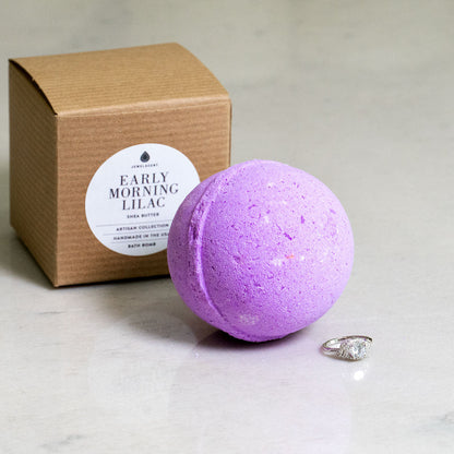 Early Morning Lilac 10oz Jewelry Bath Bomb by JewelScent