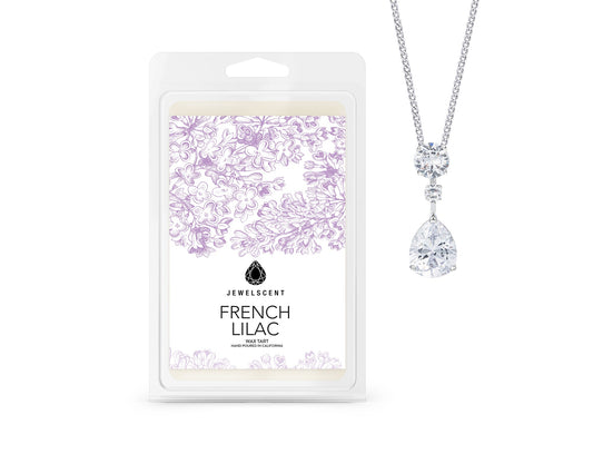French Lilac Wax Tart - Premium Jewelry Scented Tart for Home Fragrance by JewelScent