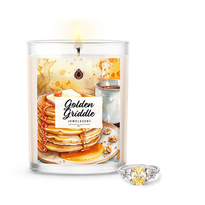 Golden Griddle Jewelry Candle 18oz - Home Decor and Fragrance by JewelScent